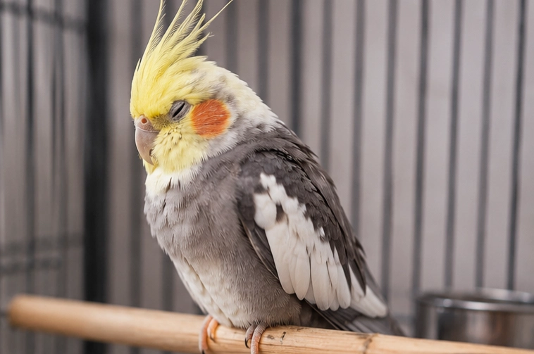 مشاهده پرندگان زینتی قبل از معاینه